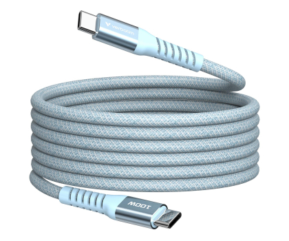 Kabel VERBATIM Sync & Charge USB C to USB C 100W Magnetic 120 cm - Blue
